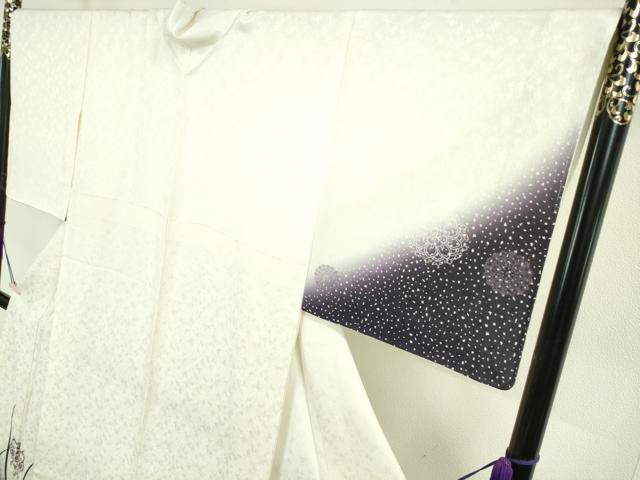 平和屋本店●極上 訪問着 刺繍 舞花文 暈し染め やまと金ラベル 逸品 未使用 DZAB5859kh6