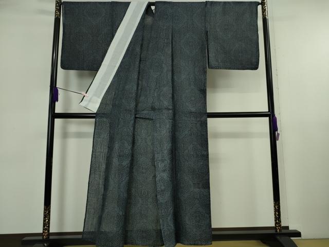 平和屋本店*極上 夏物 重要無形文化財 本場宮古上布 花菱 苧麻 逸品 DZAB5877kh6
