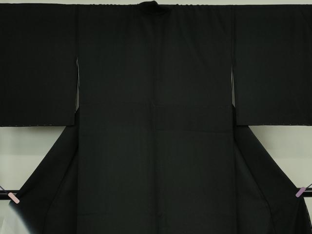 平和屋本店●極上 訪問着 吹寄せ文 暈し染め 黒地 金彩 逸品 未使用 DZAB5916kh6