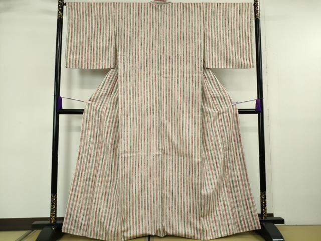 平和屋本店●極上 染司よしおか 五代目 吉岡幸雄 紬 間道 逸品 DZAB5944kh6