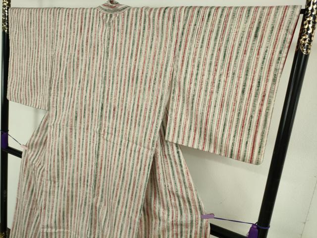 平和屋本店●極上 染司よしおか 五代目 吉岡幸雄 紬 間道 逸品 DZAB5944kh6
