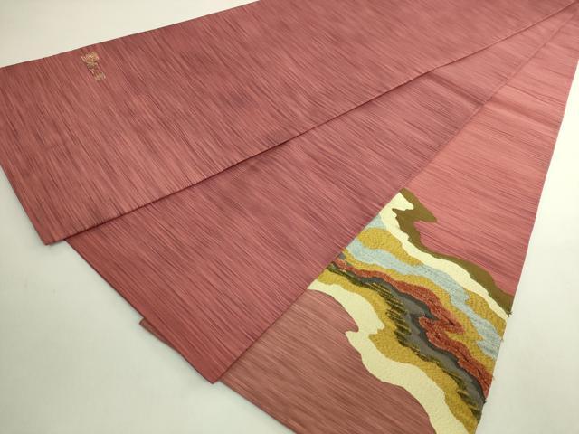 平和屋着物●極上 手織綴れ 山鹿清華 太鼓柄袋帯 モール 霞文 逸品 DZAB5963kh6