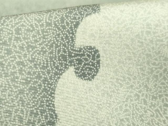 平和屋本店●極上 小紋師 藍田正雄 江戸小紋 塩瀬 九寸名古屋帯 家内安全 雪輪 逸品 DZAB5995kh6