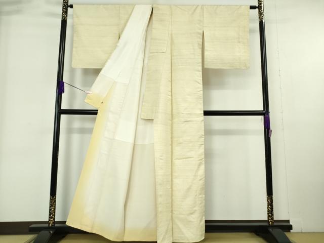 平和屋着物●極上 インド・アッサム 野蚕糸 手織 ムガシルク 阪急百貨店扱い 逸品 DZAB6195kh6