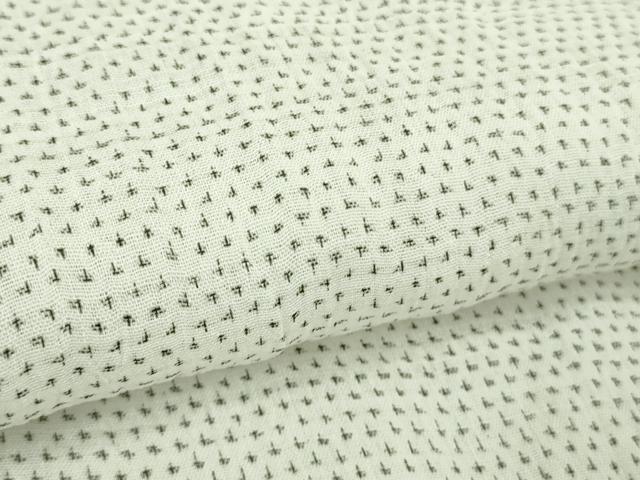 平和屋本店*極上 夏物 古代越後上布 蚊絣 芋麻 逸品 未使用 DZAB6197kh6