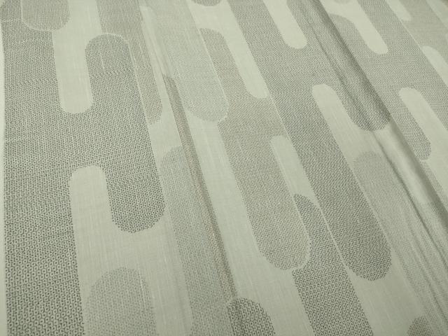 平和屋着物*極上 夏物 結城紬 夏結城 100亀甲 壺垂れ 白練色地 逸品 DZAB6199kh6
