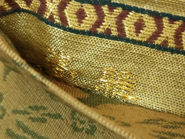 平和屋本店●極上 創業280年 誉田屋源兵衛 両面 太鼓柄袋帯 鳥獣戯画 逸品 DZAB6224kh6