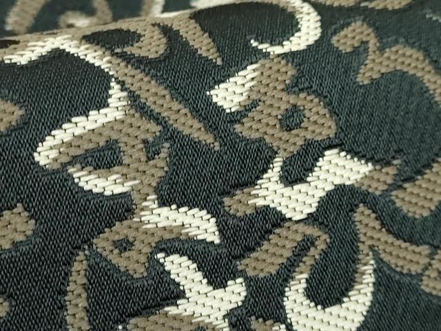 平和屋着物●極上 八寸名古屋帯 いろは唄 黒地 逸品 DZAB6278kh6