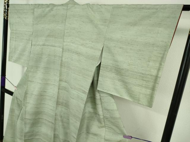 平和屋着物●極上 伝統工芸士 白川貞夫 野蚕糸 黄金の繭 紬 白新染織謹製 高島屋扱い 証紙付き 逸品 DZAB6305kh6