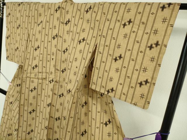 平和屋着物*極上 夏物 芭蕉布 ばしゃぎん 残布付き 逸品 DZAB6339kh6