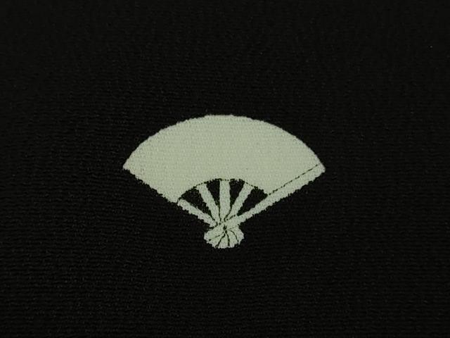 平和屋本店●極上 創業460年・千總 黒留袖 駒刺繍 吉祥花文 金彩 松坂屋扱い 逸品 DZAB6392kh6