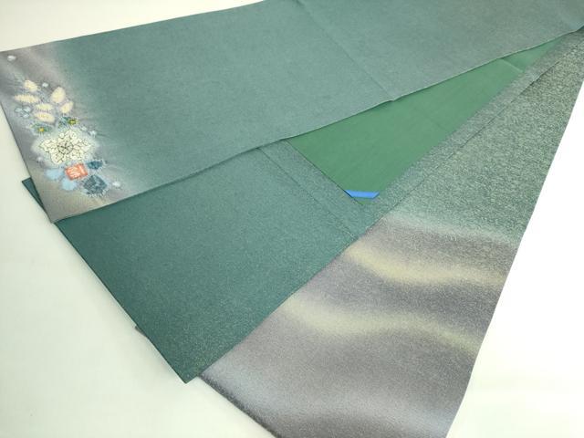 平和屋本店●極上 久保田一竹 幻の辻が花 太鼓柄袋帯 金通し地 逸品 DZAB6442kh6