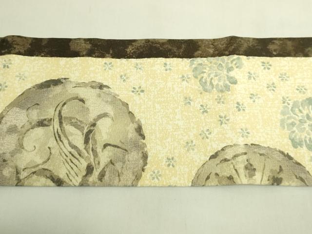 平和屋着物●極上 九寸名古屋帯 鳥獣花文 ますいわ屋扱い 逸品 DZAB6486kh6