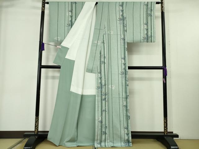 平和屋着物●極上 人間国宝 羽田登喜男 TOKIOetTOKI 訪問着 鴛鴦 笹竹文 逸品 未使用 DZAB6511kh6