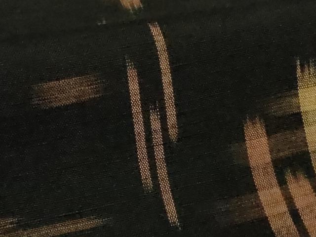 平和屋着物●極上 国指定重要無形文化財 本場久米島紬 手織 逸品 未使用 DZAB6513kh6