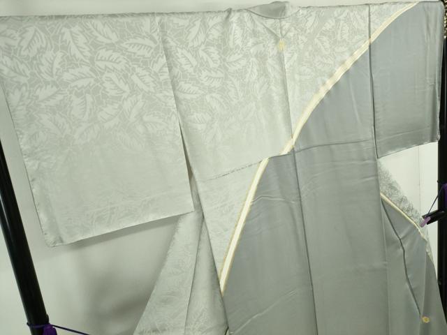 平和屋本店●極上 ジャパンオートクチュール 渡辺雪三郎 訪問着 舞葉地紋 金彩 逸品 DZAB6548kh6