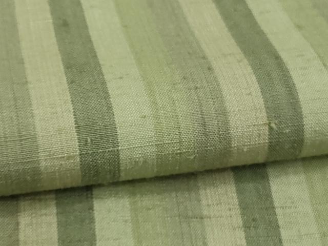 平和屋着物●極上 本場結城紬 重要無形文化財 間道 逸品 DZAB6562kh6