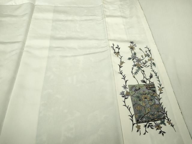 平和屋本店●極上 中国三大刺繍 スワトウ刺繍 汕頭刺繍 総刺繍 訪問着 エジプト壁画文様 金糸 反端付き 逸品 DZAB6701kh6