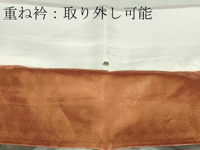 平和屋本店●極上 訪問着 辻が花 暈し染め 銀通し地 逸品 DZAB6717kh6