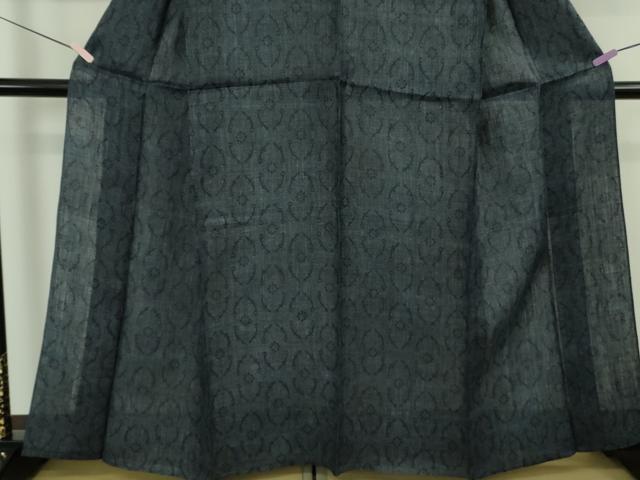 平和屋本店*極上 夏物 重要無形文化財 本場宮古上布 苧麻 吉祥文 逸品 DZAB6799kh6