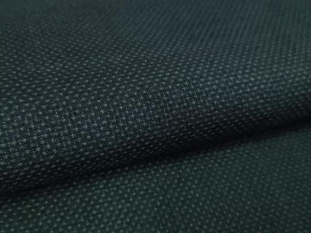 平和屋本店*極上 夏物 男性 綿薩摩 木綿 蚊絣 濃藍色 大丸扱い 逸品 DZAB6806kh6