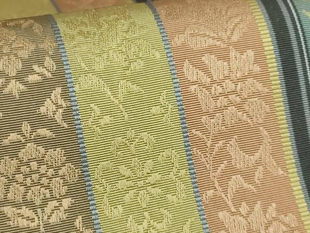 平和屋着物●極上 本場筑前博多織 両面 全通柄袋帯 花間道 献上 逸品 DZAB6867kh6