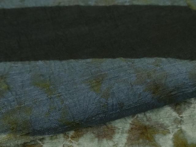 平和屋本店●極上 菅原工房 菅原結作 漢方染紬 訪問着 逸品 DZAB6952kh6