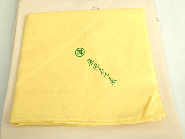 平和屋本店●極上 塩瀬 九寸名古屋帯 刺繍 草花文 金彩 風呂敷付き 松坂屋染織名作展 逸品 DZAB7054kh6