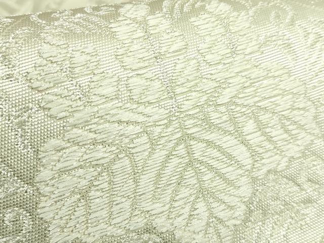 平和屋本店●極上 山口美術織物 皇室 伊勢神宮御用 西陣織 六通柄袋帯 唐織 吉祥菱文 銀糸 ますいわ屋扱い 逸品 DZAB7064kh6