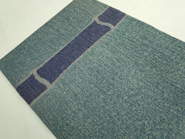 平和屋本店●極上 初代 久保田一竹 幻の辻が花 太鼓柄袋帯 金通し地 逸品 DZAB7086kh6