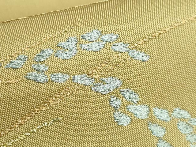 平和屋本店●最高級 龍村平蔵製 太鼓柄 本袋帯 栄寿錦 金糸 逸品 DZAB7120kh6
