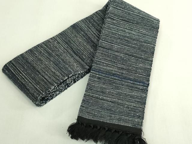 平和屋着物●極上 男性 角帯 紬地 逸品 未使用 DZAB7146kh6