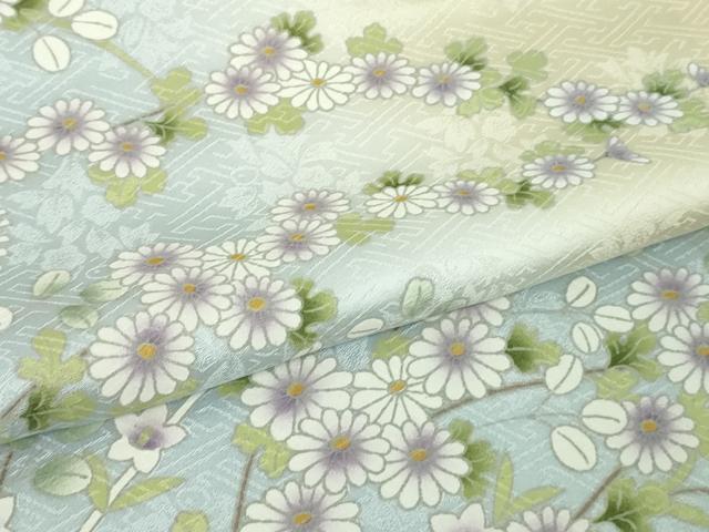 平和屋着物●極上 訪問着 枝花文 暈し染め 逸品 DZAB7165kh6