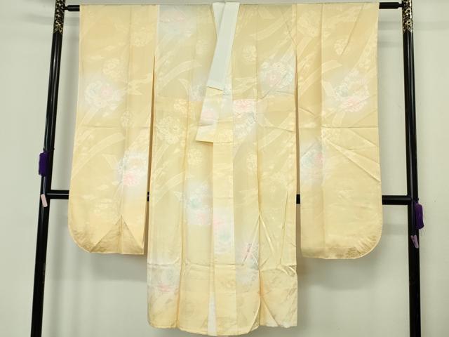 平和屋本店●極上 伯河貞雄 振袖・長襦袢(無双仕立て)セット 辻が花 暈し染め 逸品 DZAB7167kh6