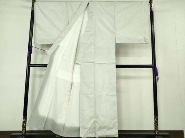 平和屋本店●極上 男性 本場縞大島紬 白大島 キングサイズ 冨山矩靖作 証紙付き 逸品 DZAB7202kh6