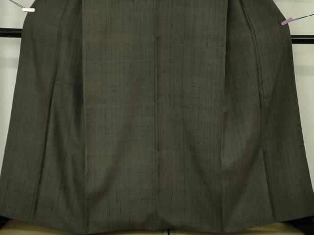 平和屋本店●極上 Maru Factory 丸山正 紬 格子 高島屋扱い 逸品 DZAB7223kh6