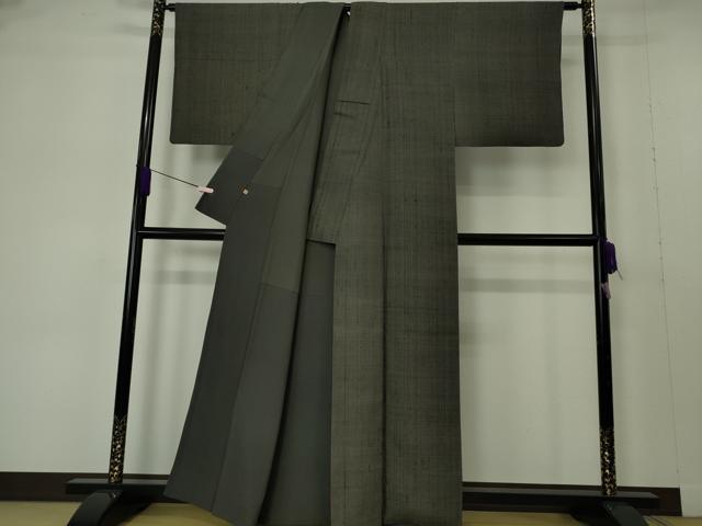 平和屋本店●極上 Maru Factory 丸山正 紬 格子 高島屋扱い 逸品 DZAB7223kh6
