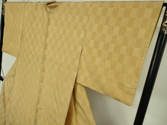 平和屋本店●希少 人間国宝 宮平初子 琉球古代織 首里花織 両面浮花織 飴色地 参考資料付き 逸品 DZAB7233kh6