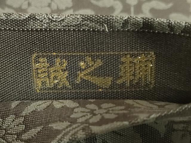 平和屋本店●極上 本場筑前博多織 大倉織物 誠之輔 両面 全通柄袋帯 紹巴 横段文 金糸 逸品 未使用 DZAB7275kh6