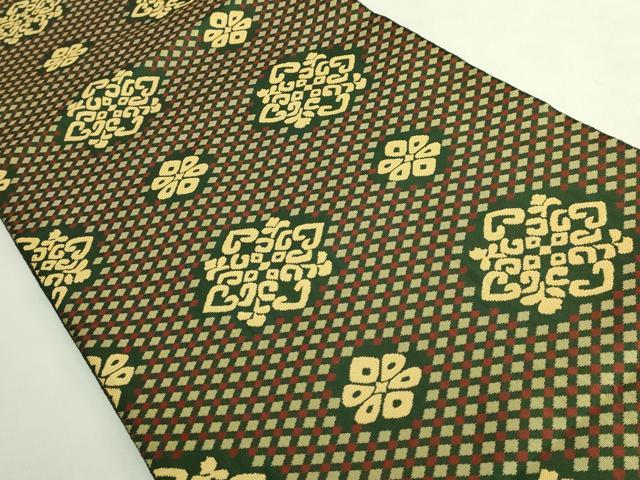 平和屋本店●最高級 人間国宝 北村武資 経錦 六通柄袋帯 花菱紋 逸品 DZAB7277kh6
