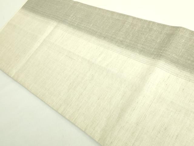 平和屋本店●最高級 城間栄順 本場琉球紅型 太鼓柄袋帯 紬地 花尽し 逸品 DZAB7305kh6