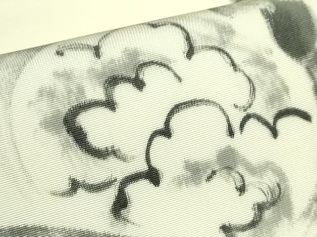 平和屋着物●極上 塩瀬 九寸名古屋帯 手描き 龍 逸品 DZAB7310kh6