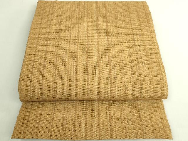平和屋本店*極上 夏物 八寸名古屋帯 科布 逸品 未使用 DZAB7328kh6