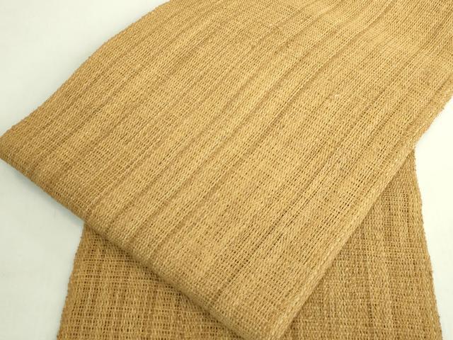 平和屋本店*極上 夏物 八寸名古屋帯 科布 逸品 未使用 DZAB7328kh6