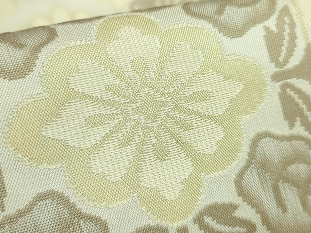 平和屋本店●最高級 人間国宝 北村武資 経錦 六通柄袋帯 平成花紋 逸品 DZAB7348kh6