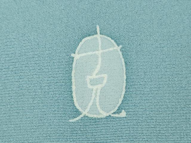 平和屋本店●極上 本加賀友禅作家 南克治 訪問着・長襦袢(無双仕立て)セット 空色地 やまと金ラベル 証紙・反端付き 逸品 DZAB7392kh6
