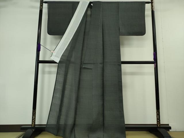 平和屋本店*極上 夏物 石川県指定無形文化財 能登上布 本麻手織上布 80亀甲 逸品 DZAB7403kh6