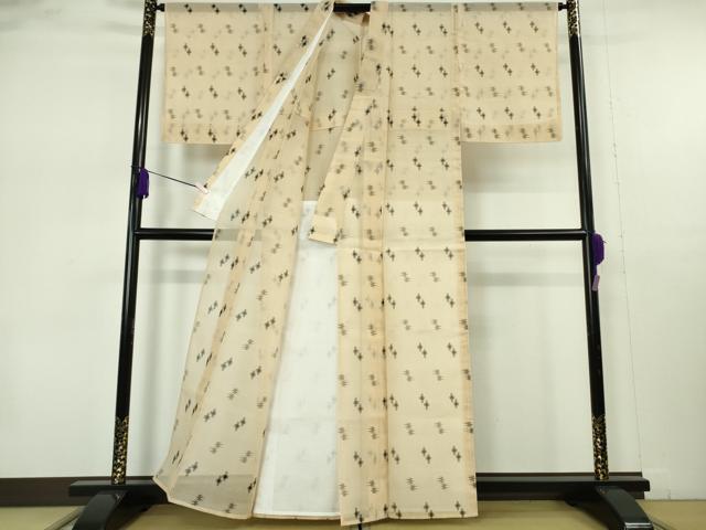 平和屋着物*極上 夏物 本場琉球絣 夏琉球 知念春作 手おり 証紙付き 逸品 未使用 DZAB7405kh6
