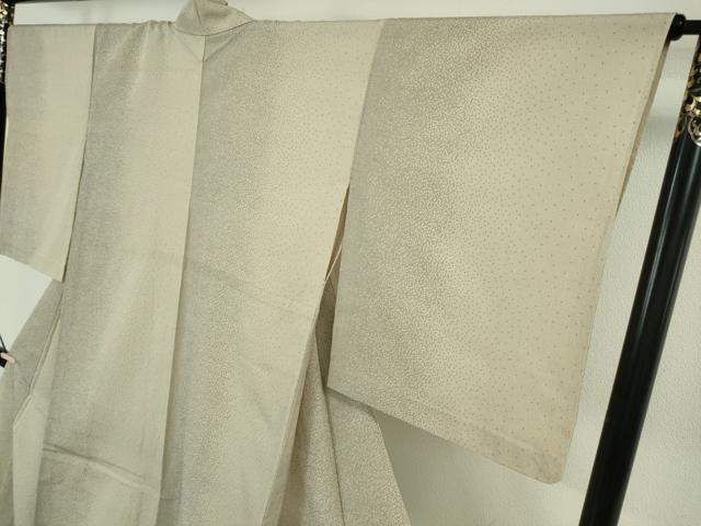 平和屋本店▽極上 本塩沢 単衣 証紙付き ロング丈 逸品 DZAB7416kh6