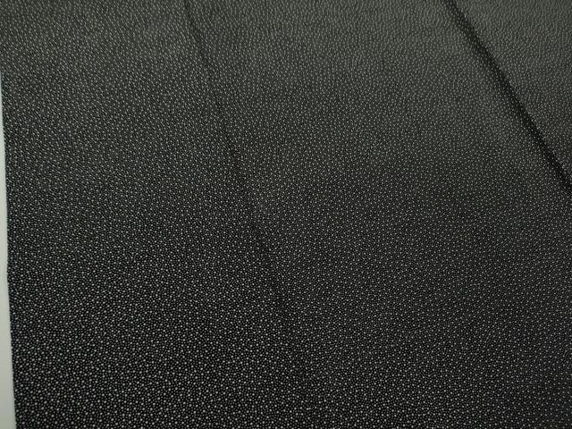 平和屋本店●極上 人間国宝 小宮康孝 江戸小紋 霰文 黒×白 三越扱い 逸品 未使用 DZAB7427kh6